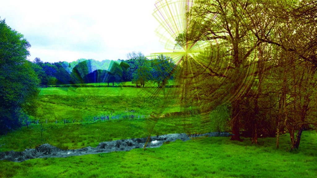 Paysage photo retouche numérique